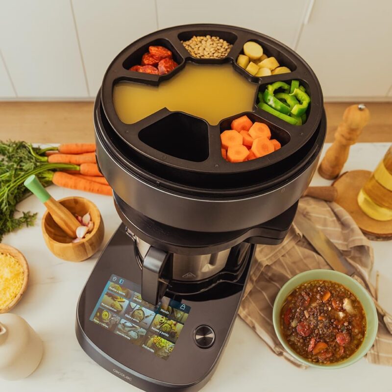Cecotec Mambo Cooking Victory – Robot de Cuisine 5L – 45 Fonctions – 1700W – Recettes Guidées + Accessoires Complets – Image 5