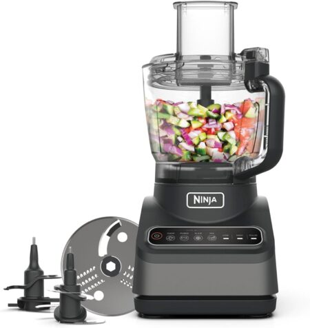 Ninja BN650EU – Robot de cuisine 850W – 4 programmes automatiques – 2,1L – Lave-vaisselle – Argent