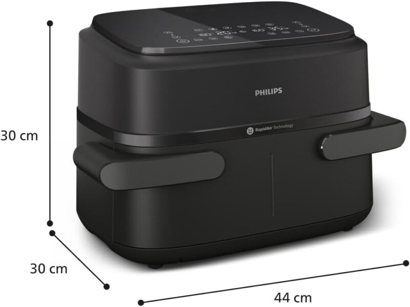 Philips Air Fryer Série 1000 Double Panier avec Séparateur Amovible – 7,1 L – Image 2
